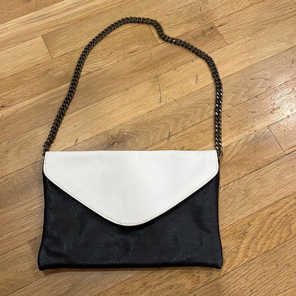 J.Crew Leather Snap Bag